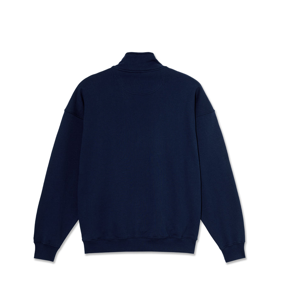 Frank Half Zip Sweatshirt - Dark Blue