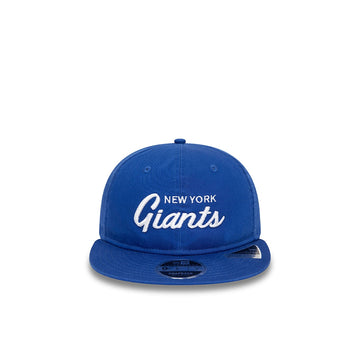 New York Giants NFL Retro Blue Retro Crown 9FIFTY Snapback Cap - Blue