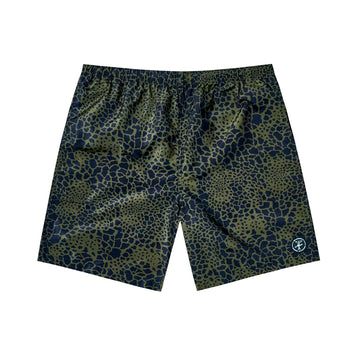 Raffle Camo Swim Shorts - Green
