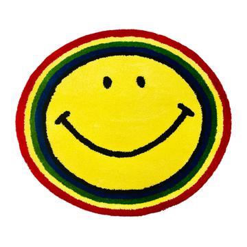 Smile Rainbow Big Rug Mat