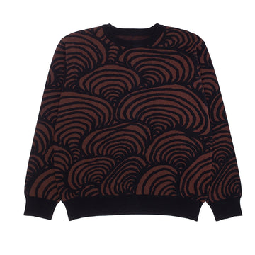 Jacquard ZK Sweater - Brown