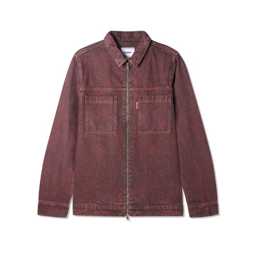 Overdye Web Denim Jacket - Brick