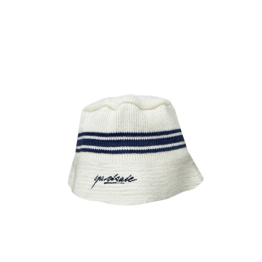 Chenille Bucket Hat - White