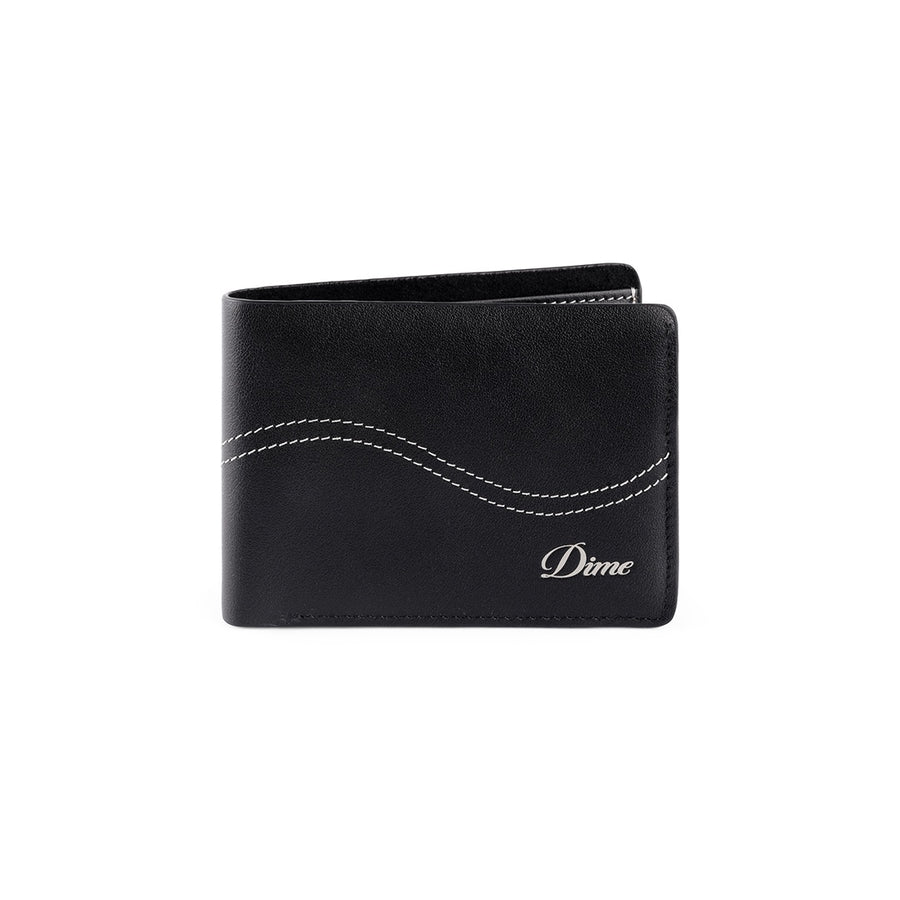 Cursive Bifold Wallet - Black