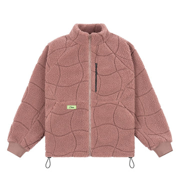 Coverstich Sherpa Fleece - Mauve