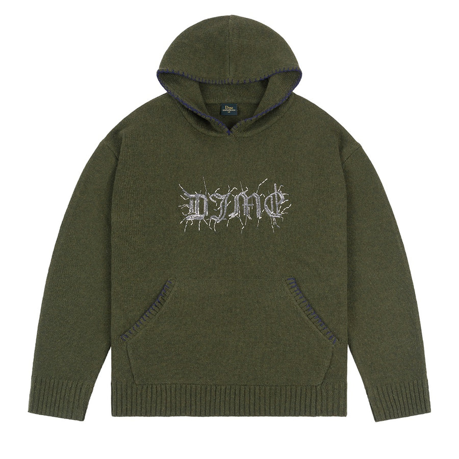 Hardcore Wool Hoodie - Army Green