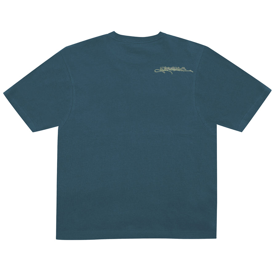 Golden Teacher Tee - Navy