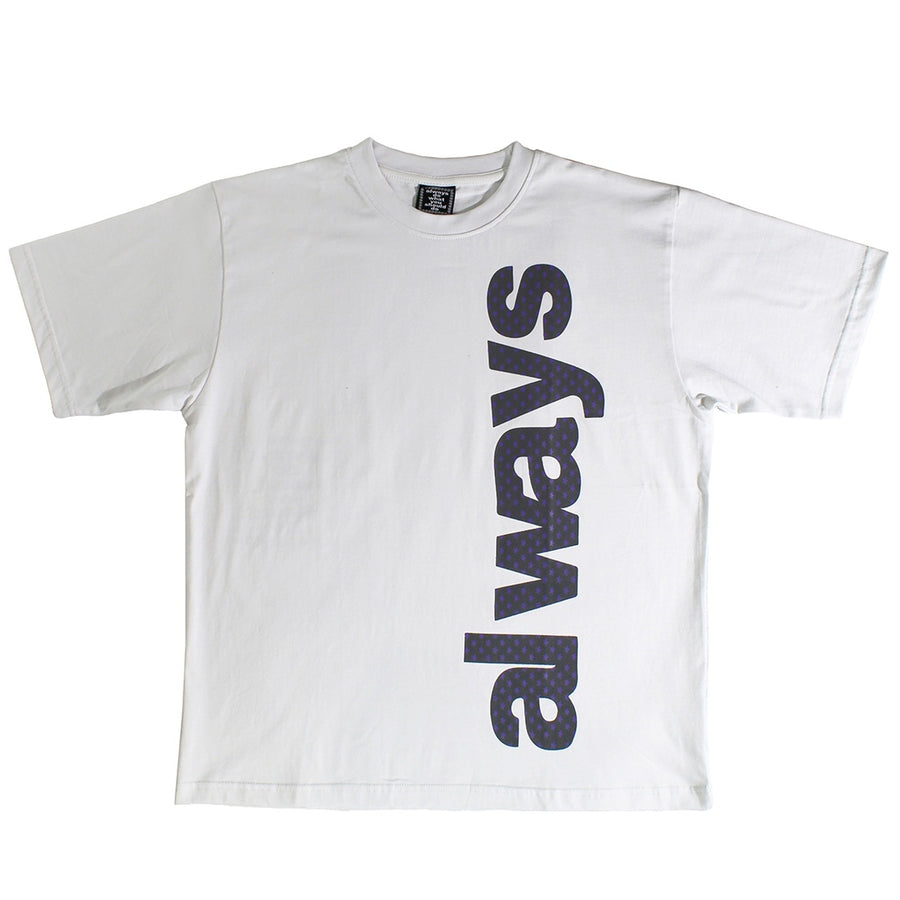 Always Up Star Tee - White