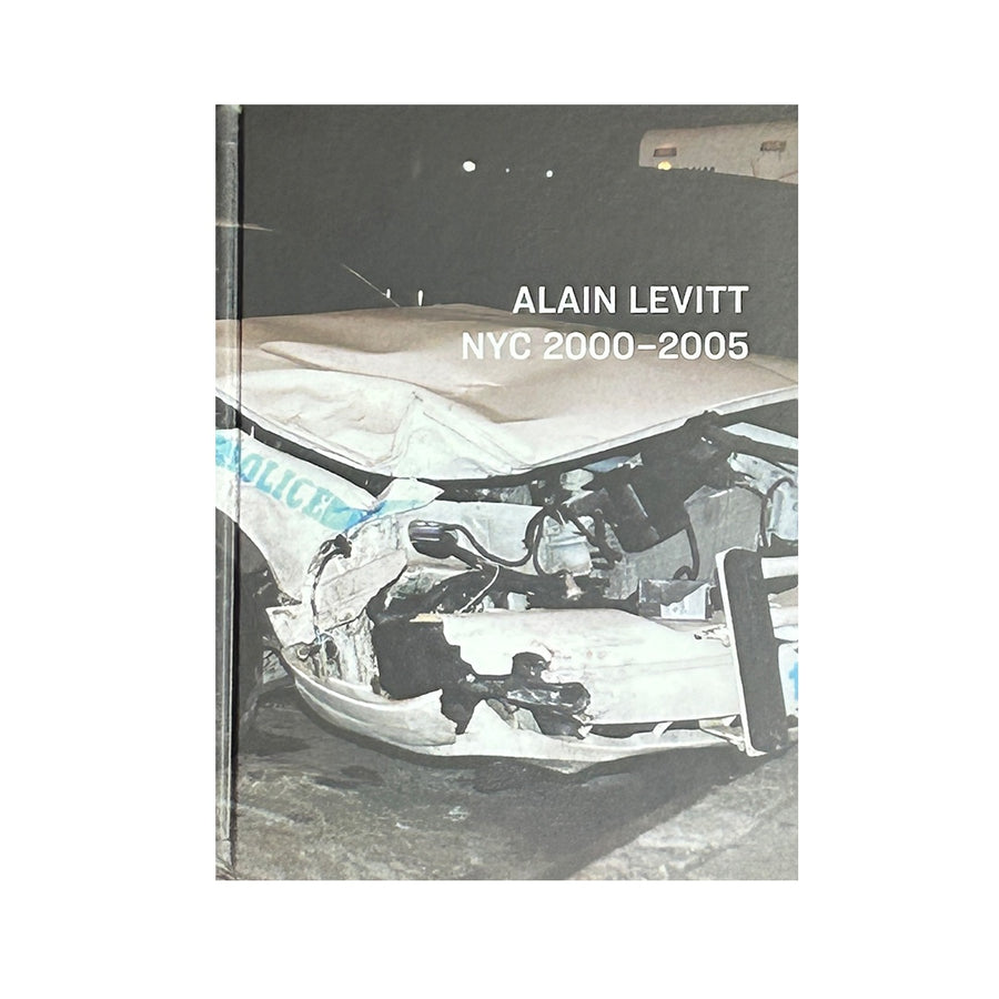 Alain Levitt Art Book - Smashed Cop Car Cover