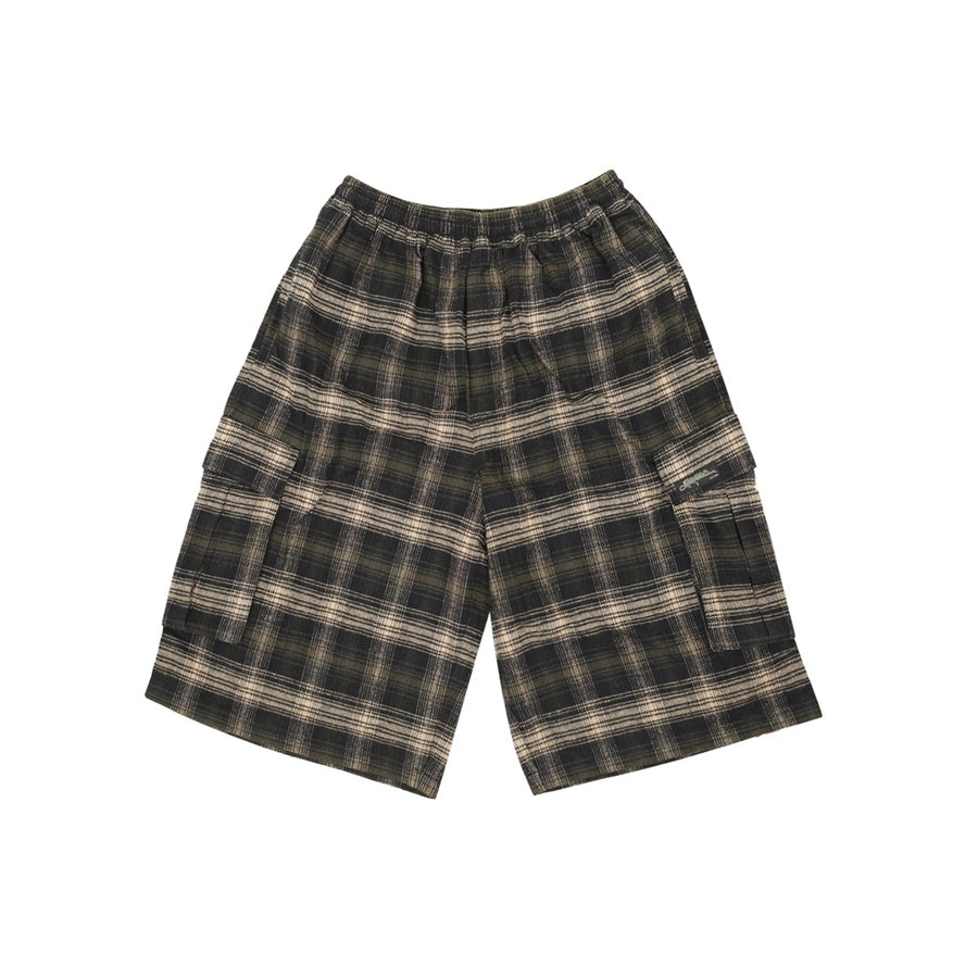 Shoreline Plaid Shorts - Blue