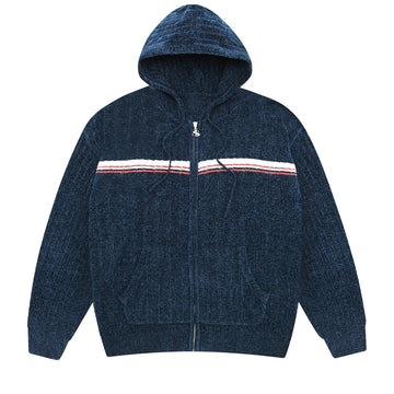 Phantasy Chenille Hood Knit - Navy