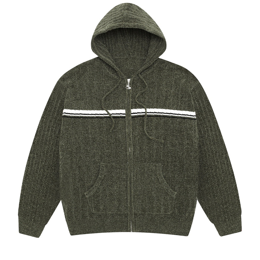 Phantasy Chenille Hood Knit - Green