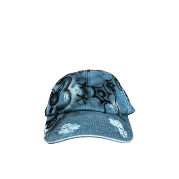Tey0 Airbrushed Cap - Blue/Black