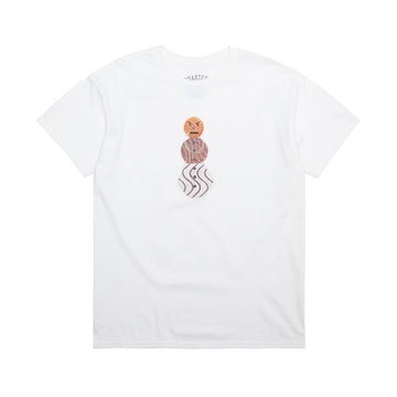 Front Snackman Tee - White