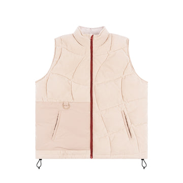 Sleeveless Puffer - Tan