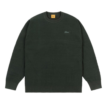 Wave Cable Knit - Forest