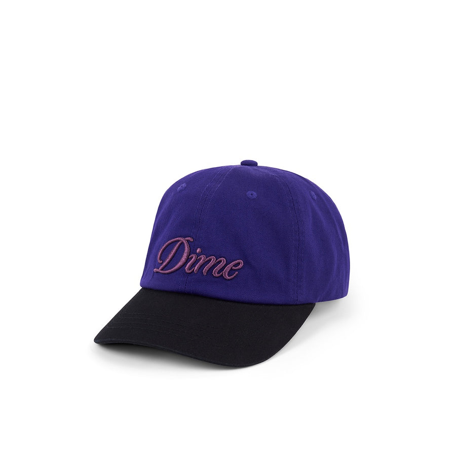 Cursive Low Pro Cap - Purple/Black