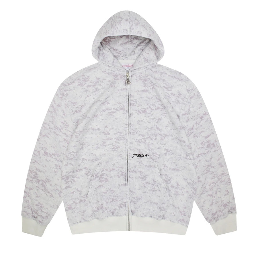 Camo Zero Hood - Washed White