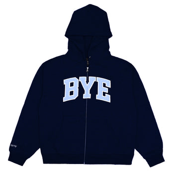 Bye Zip Hoodie - Navy