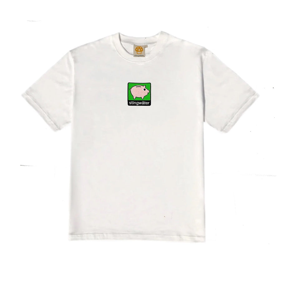 Piggy Bank Tee - White