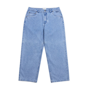 Fall Classic Relaxed Denim Pants - Blue Washed