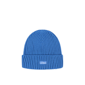 Cursive Fold Beanie - Sky Blue