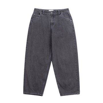 Classic Baggy Denim Pants - Faded Black