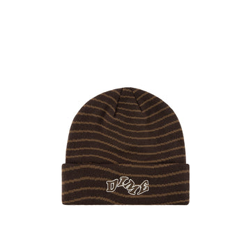 College Wave Cuff Beanie - Black