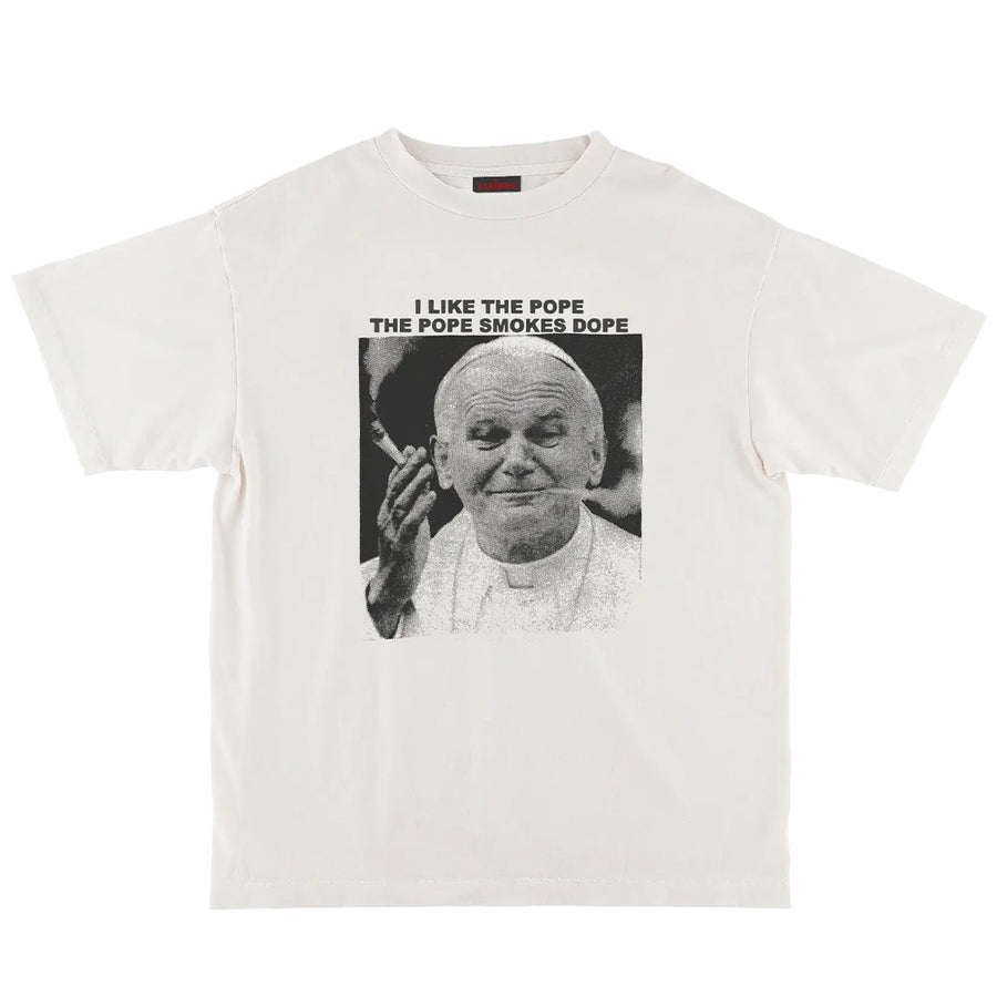 I Like the Pope Tee - White