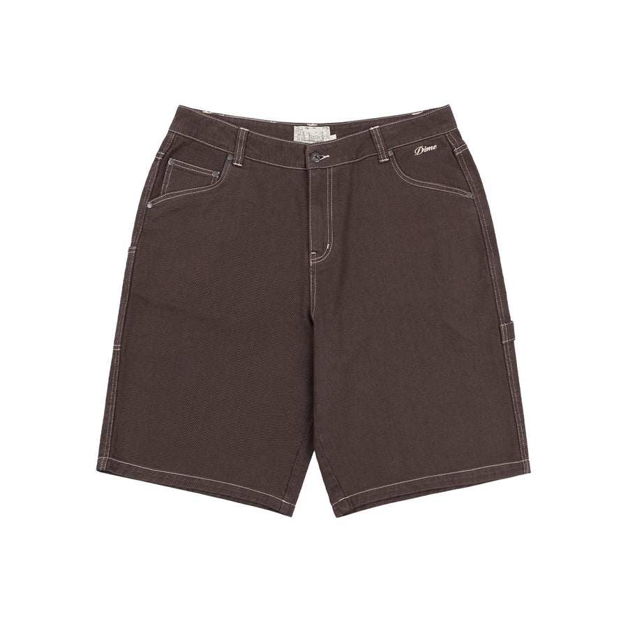 Classic Denim Shorts - Brown Washed