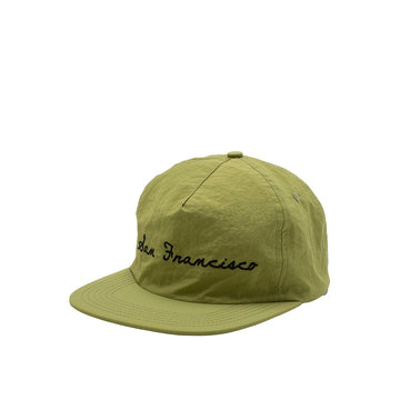 Cursive SF Hat - Green