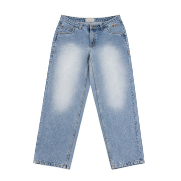 Classic Relaxed Denim Pants - Sandblasted Blue