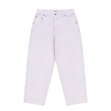 Baggy Denim Pants - Stone Lilac