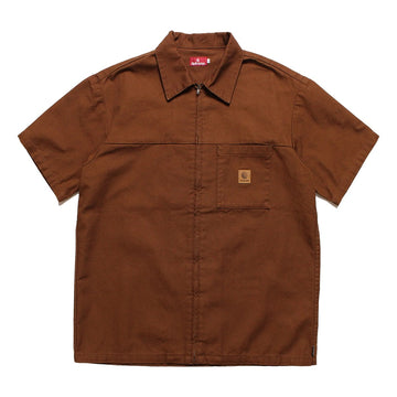 Duck Zip Shirt - Walnut