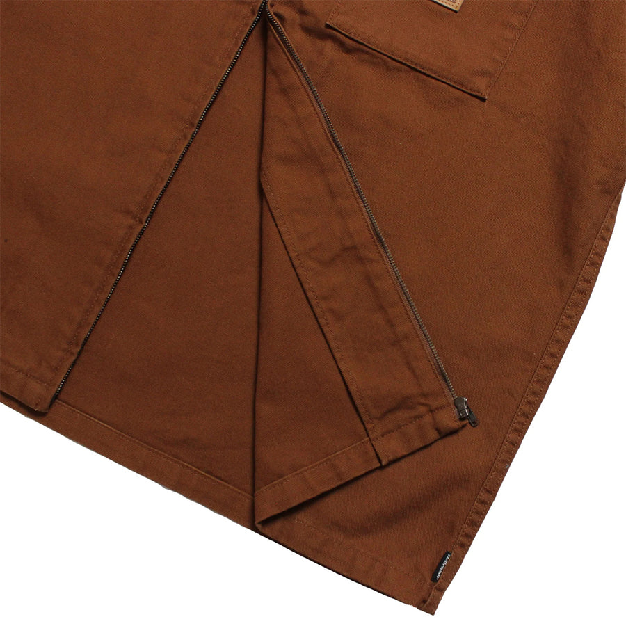 Duck Zip Shirt - Walnut