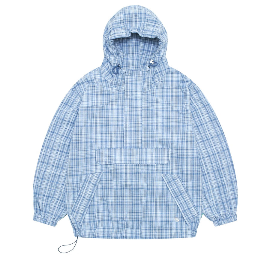 Plaid Pullover - Blue