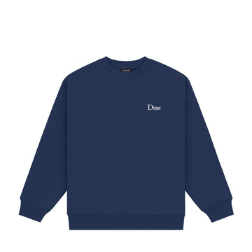 Classic Small Logo Crewneck -  Navy