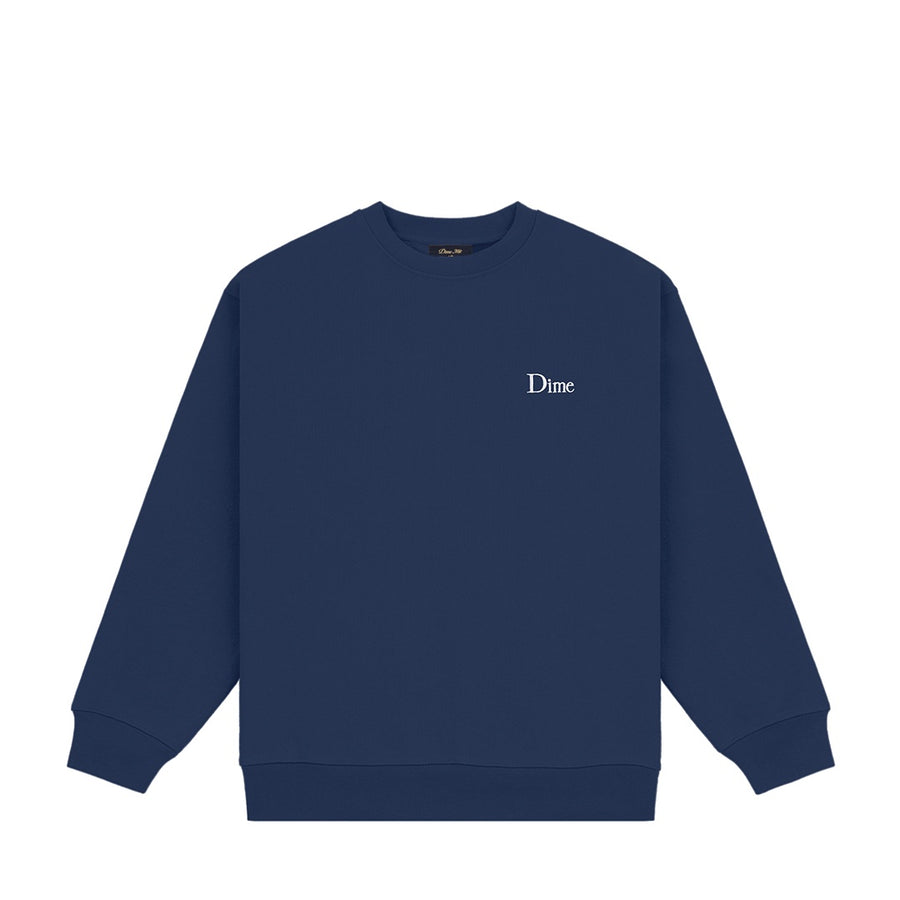 Classic Small Logo Crewneck -  Navy