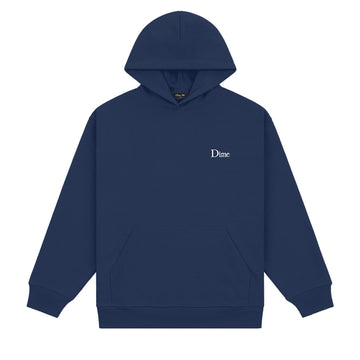 Classic Small Logo Hoodie -  Navy