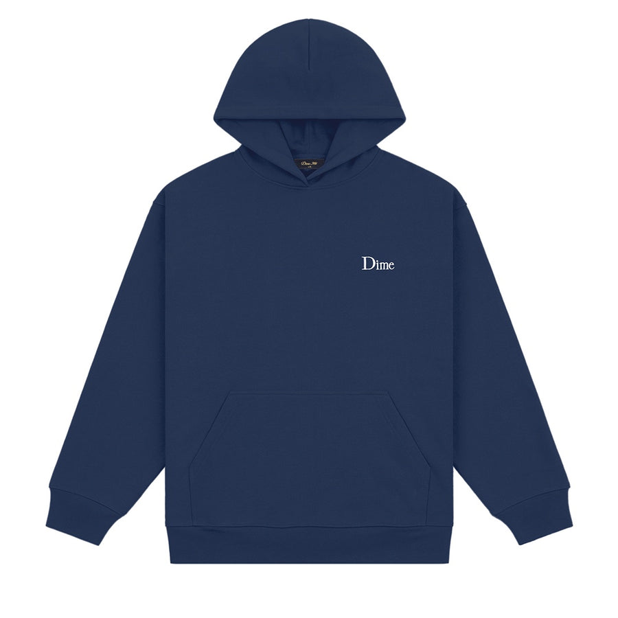Classic Small Logo Hoodie -  Navy