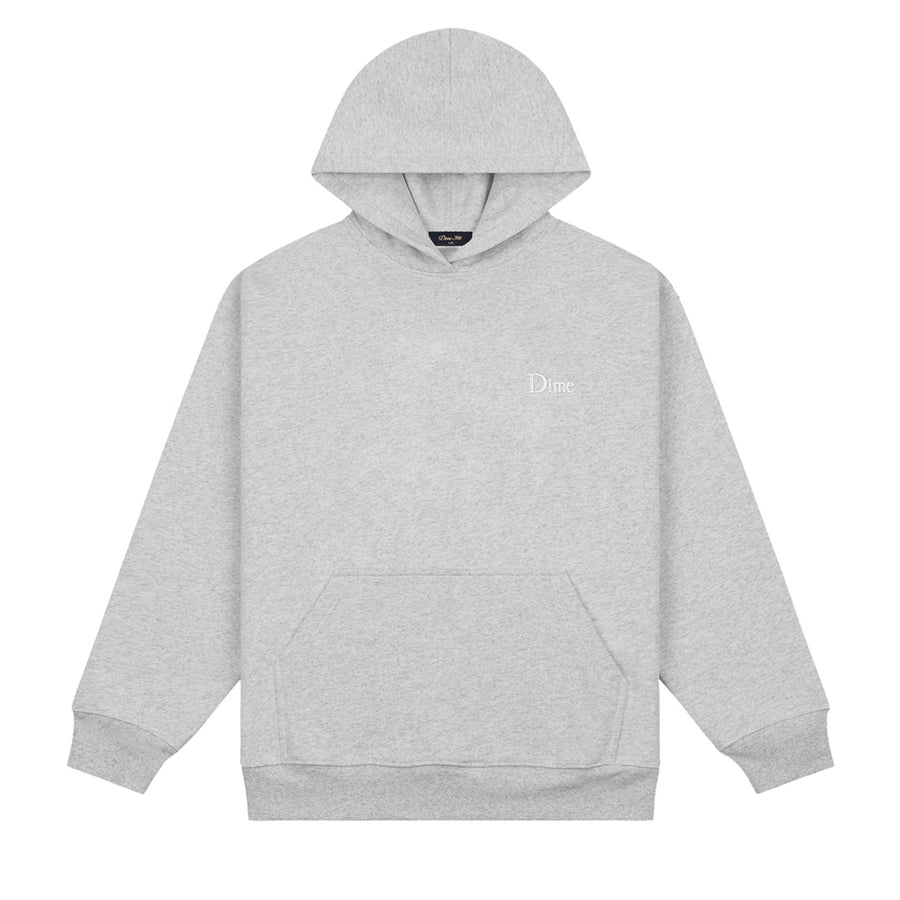 Classic Small Logo Hoodie - Heather Gray
