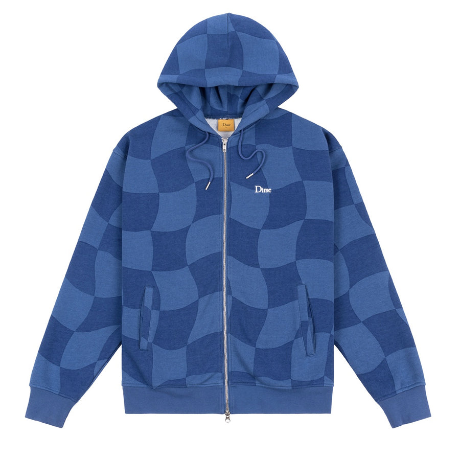 Classic Checkmate Zip Hood - Navy