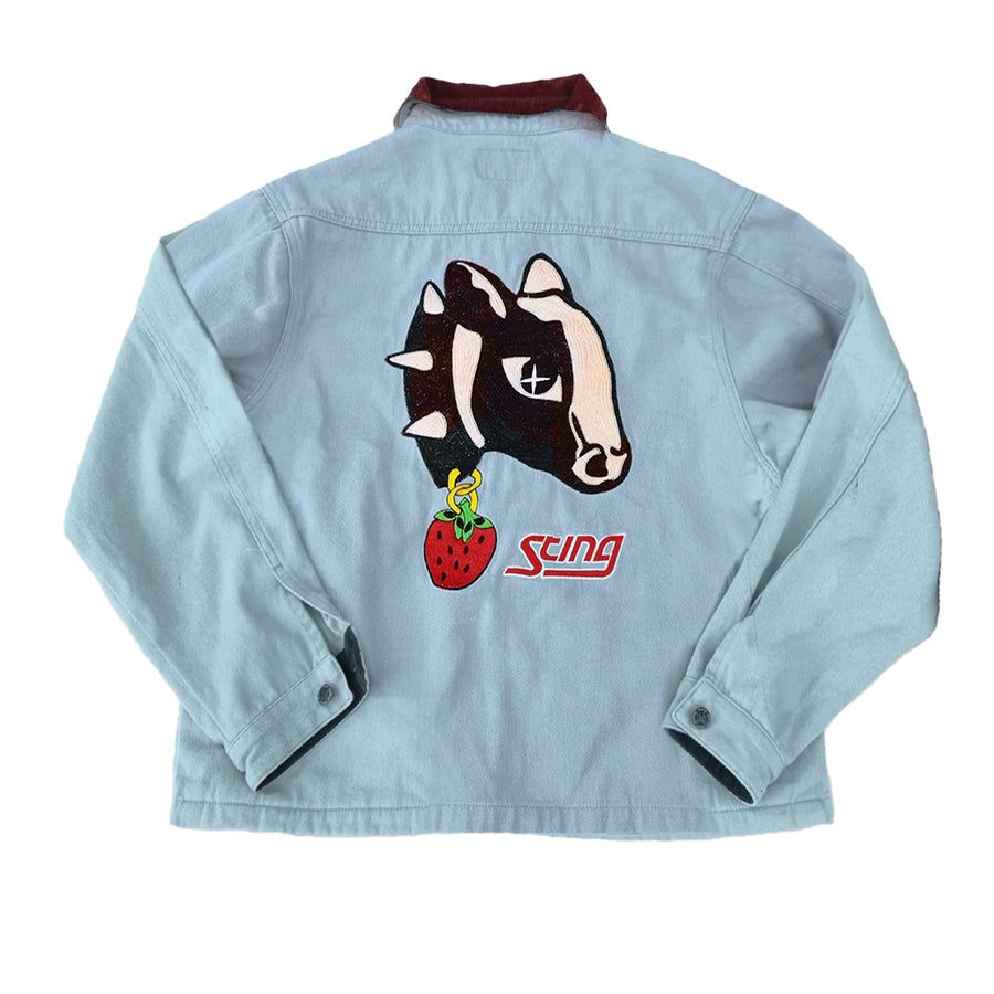 Cow Head Jacket - Blue