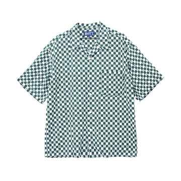 Checkerboard S/L Shirt - Green