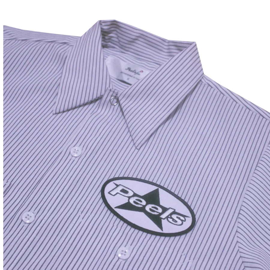 OG Work Shirt with Star Patch - Striped