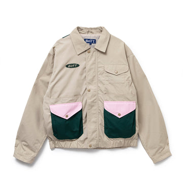 Multi Pocket Utility Jacket - Khaki