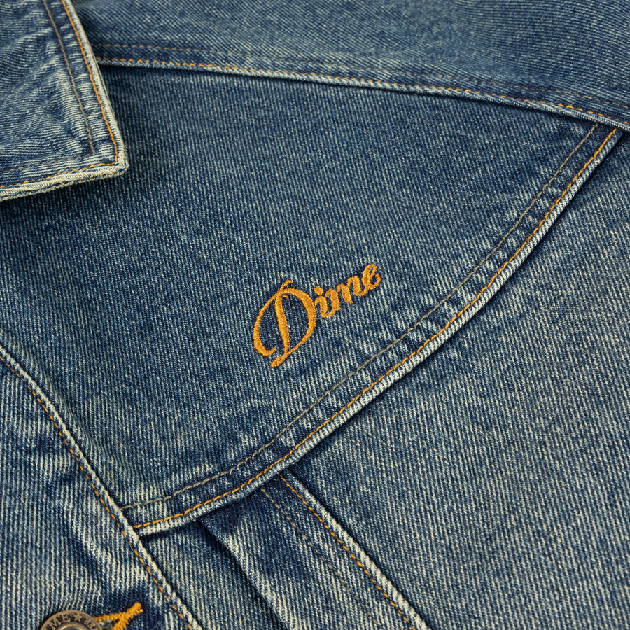 Denim Jacket - Dipped Sandblasted Indigo