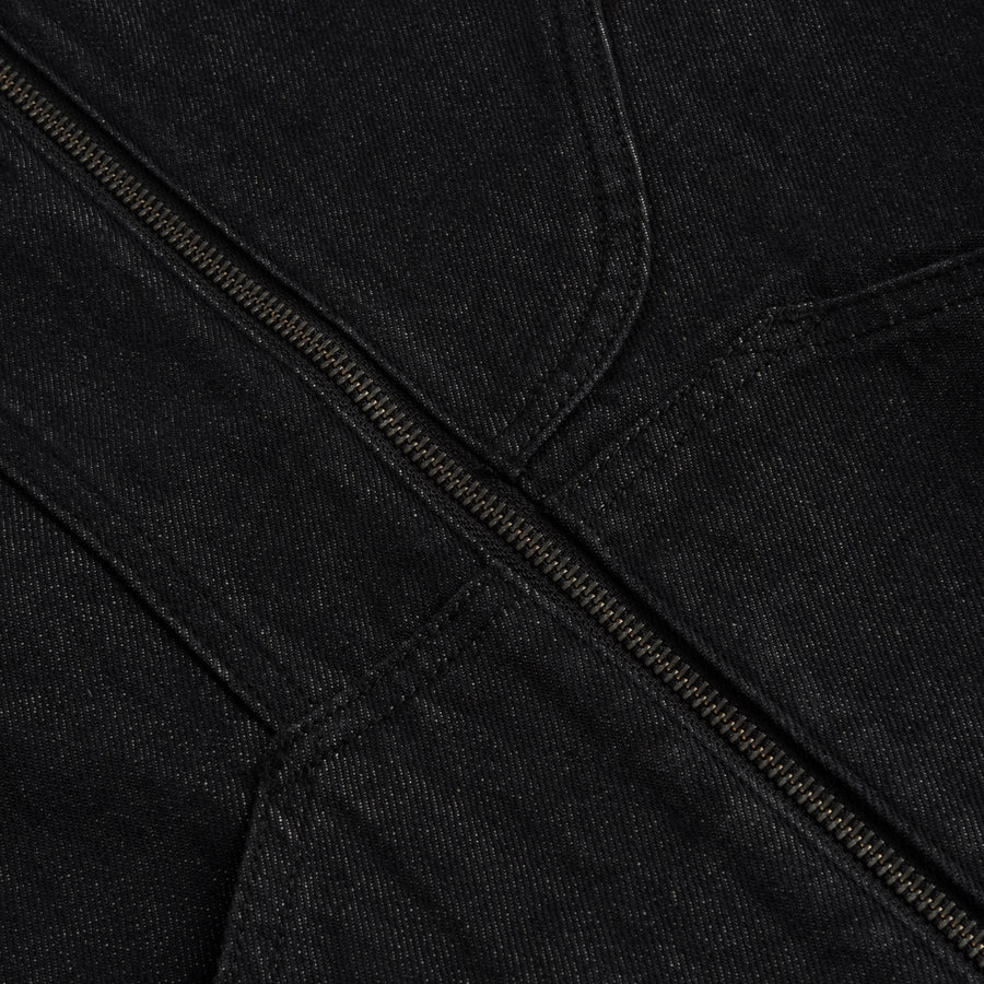 Denim Twill Jacket - Black