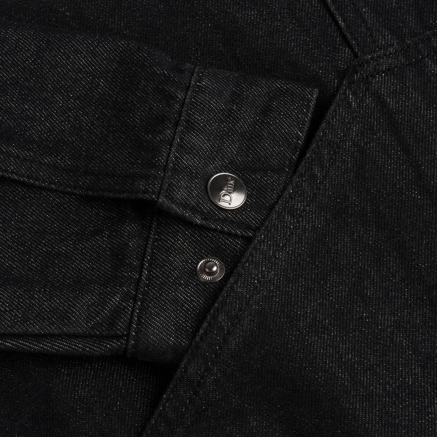 Denim Twill Jacket - Black