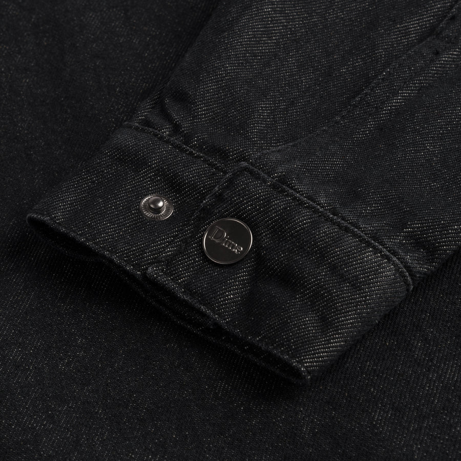 Denim Twill Jacket - Black